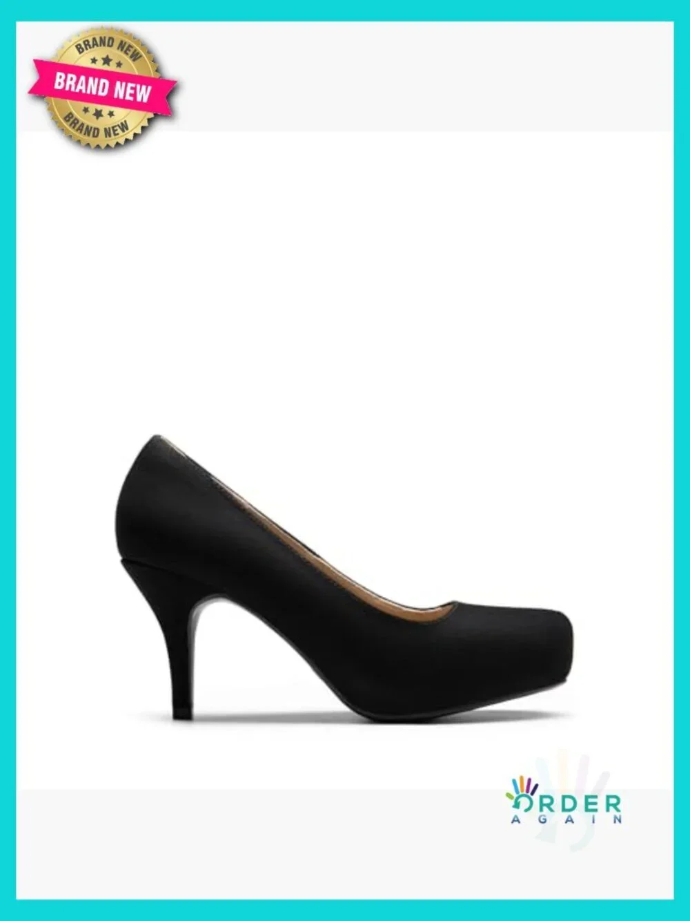Classic Versatile Low Stiletto Heel Dress Platform Pumps Shoes